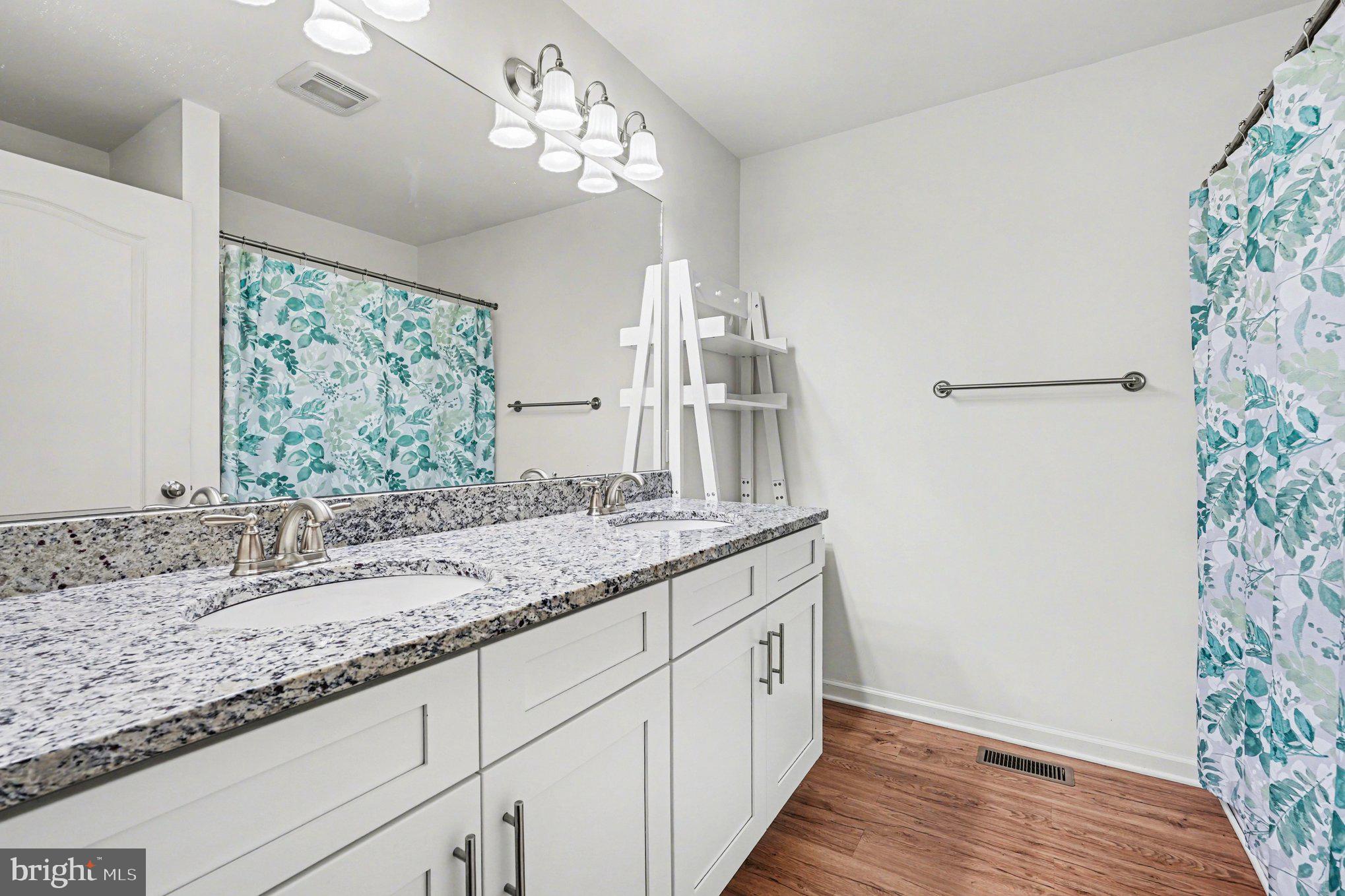 117 Butler Circle Locust Grove, VA 22508 - Photo 17 of 35 a bathroom with a granite countertop sink and a window