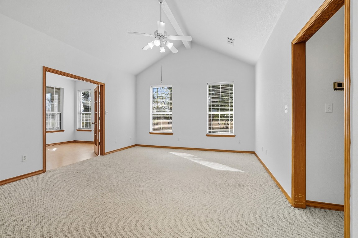 105 Davis Drive Thorndale, TX 76577 - Photo 25 of 40 a view of a livingroom with a ceiling fan and window
