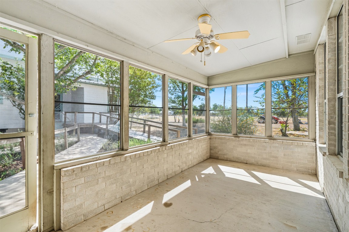105 Davis Drive Thorndale, TX 76577 - Photo 32 of 40 a view of an entryway with a floor to ceiling window