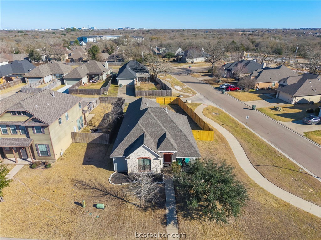 2000 Turning Leaf Drive Bryan, TX 77807 - Photo 18 of 20 an aerial view of residential houses with outdoor space