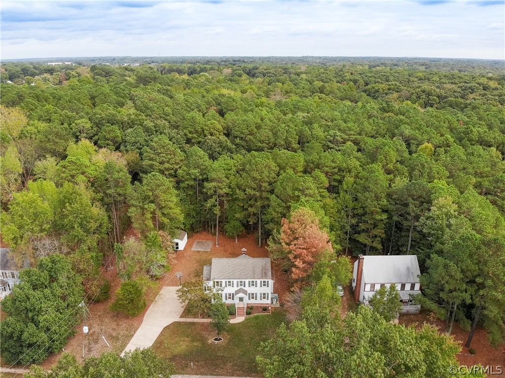 3561 Markey Road Midlothian, VA 23112 - Photo 2 of 48 an aerial view of a houses with yard