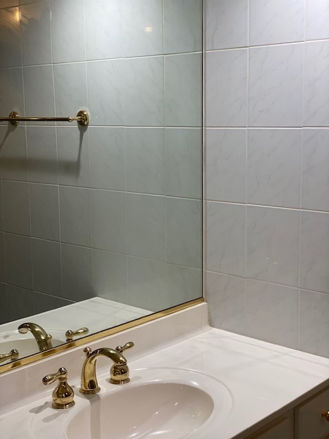 7037 West Main Street Niles, IL 60714 - Photo 6 of 29 a bathroom with a sink and a mirror
