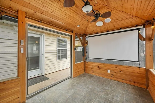 a view of front door