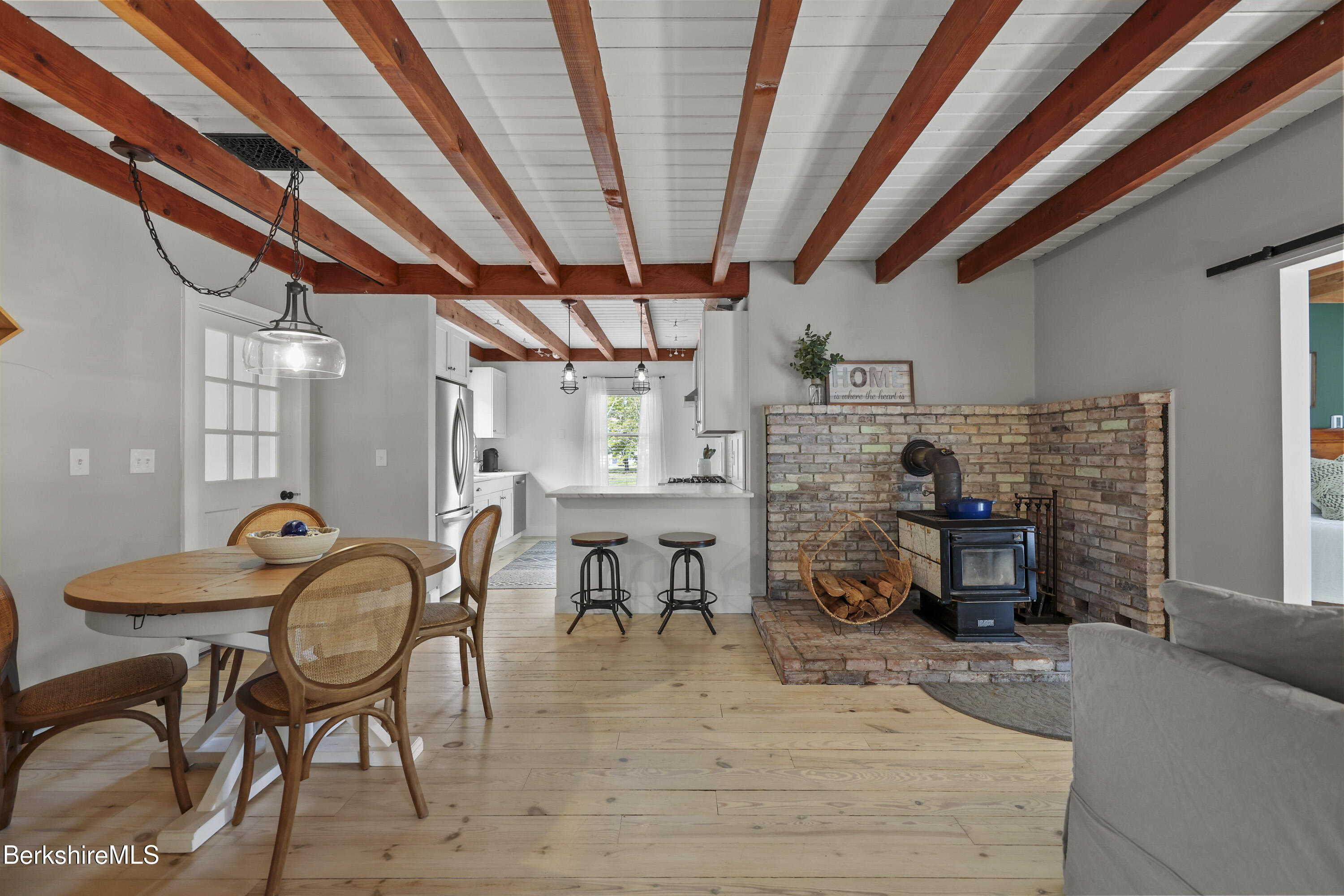 17 Iron Mine Road West Stockbridge, MA 01266 - Photo 14 of 49 a view of a dining room with furniture