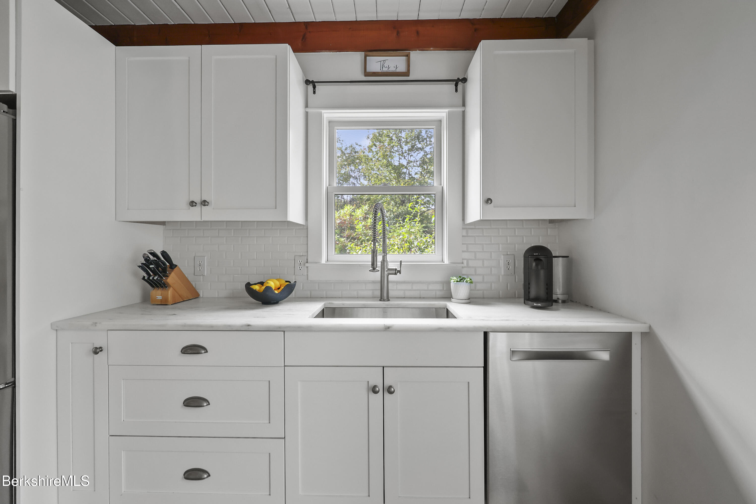 17 Iron Mine Road West Stockbridge, MA 01266 - Photo 21 of 49 a kitchen with a sink cabinets and window