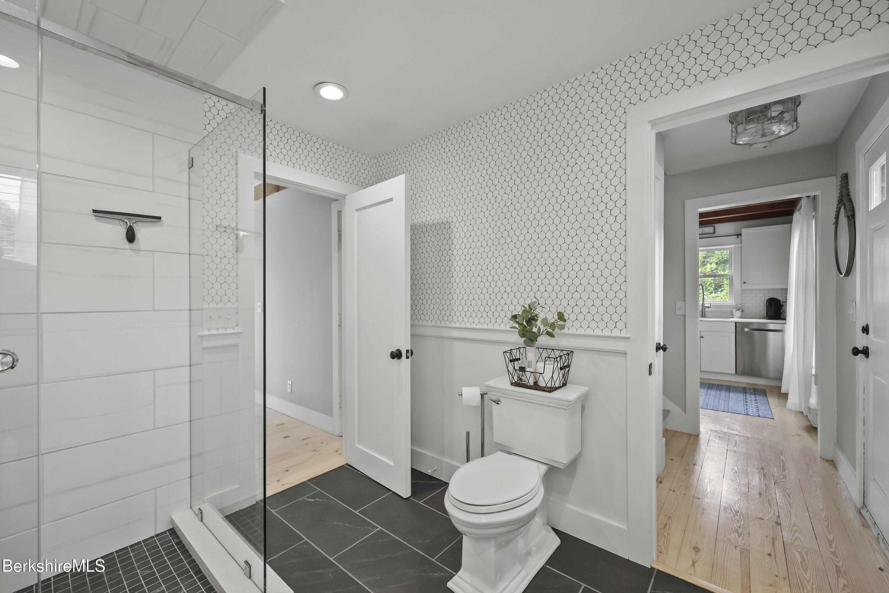 17 Iron Mine Road West Stockbridge, MA 01266 - Photo 29 of 49 a bathroom with a toilet and a shower