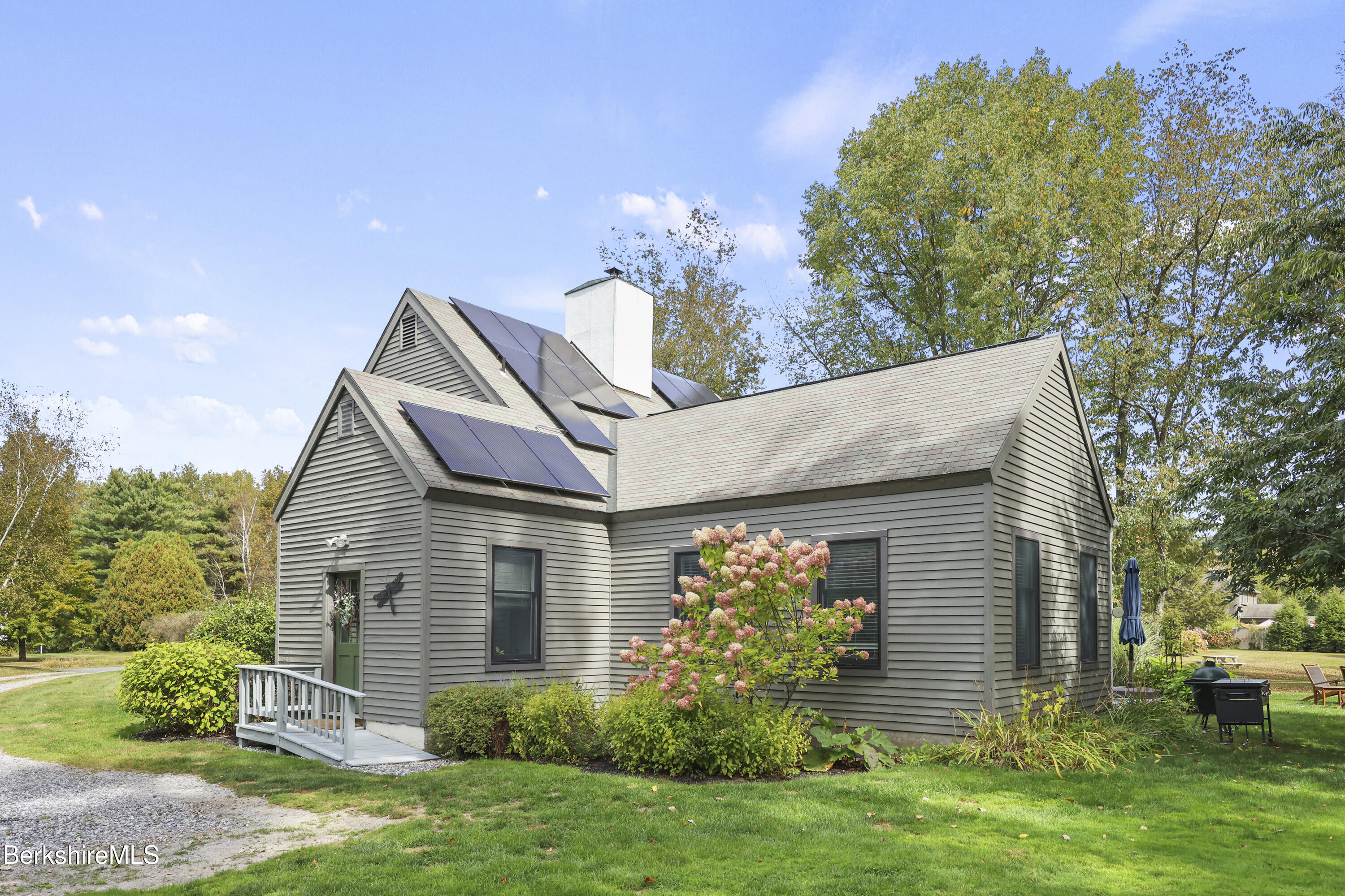 17 Iron Mine Road West Stockbridge, MA 01266 - Photo 37 of 49 a front view of a house with garden