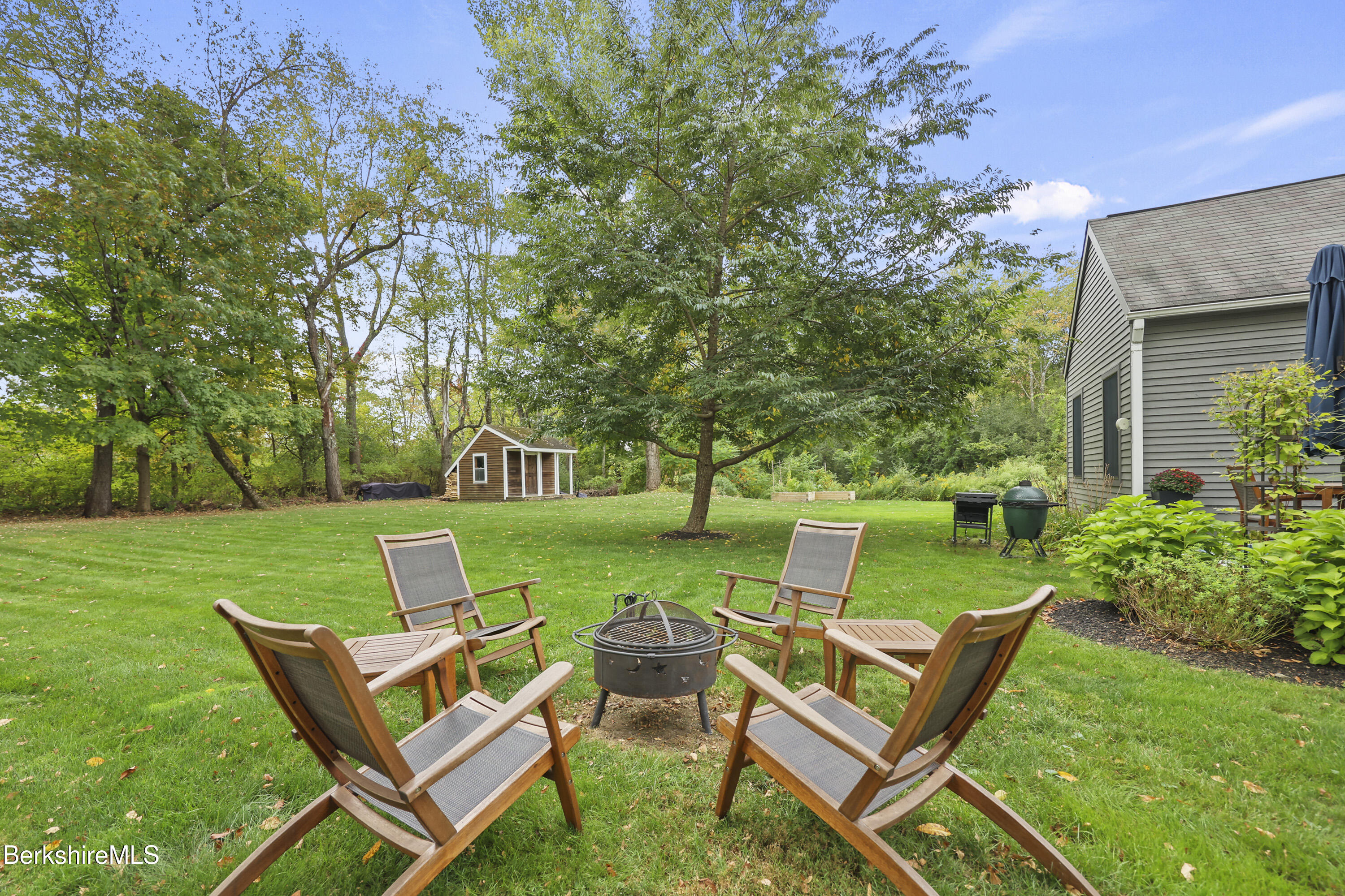 17 Iron Mine Road West Stockbridge, MA 01266 - Photo 39 of 49 a view of a chair and table in the garden