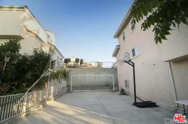 a view of a house with a staircase