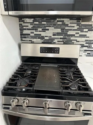 a close view of stove top oven