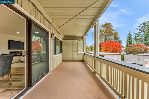 a view of a porch
