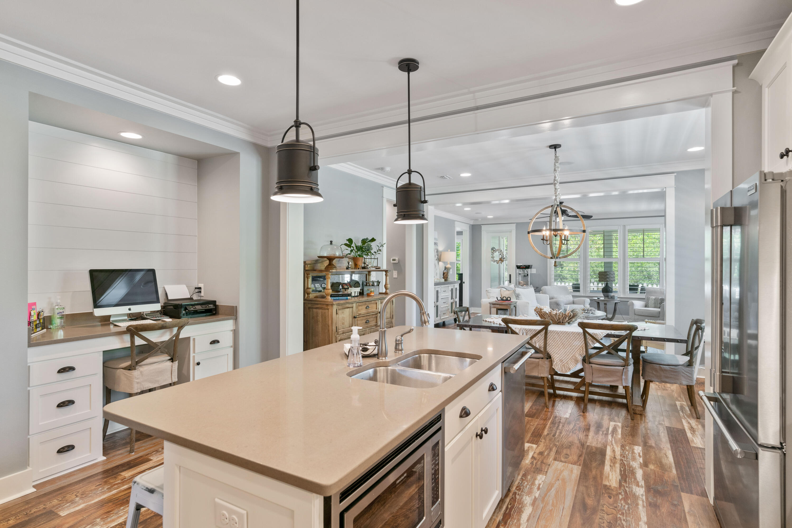 18 Jack Knife Drive Inlet Beach, FL 32461 - Photo 17 of 61 a large kitchen with kitchen island a large island in it