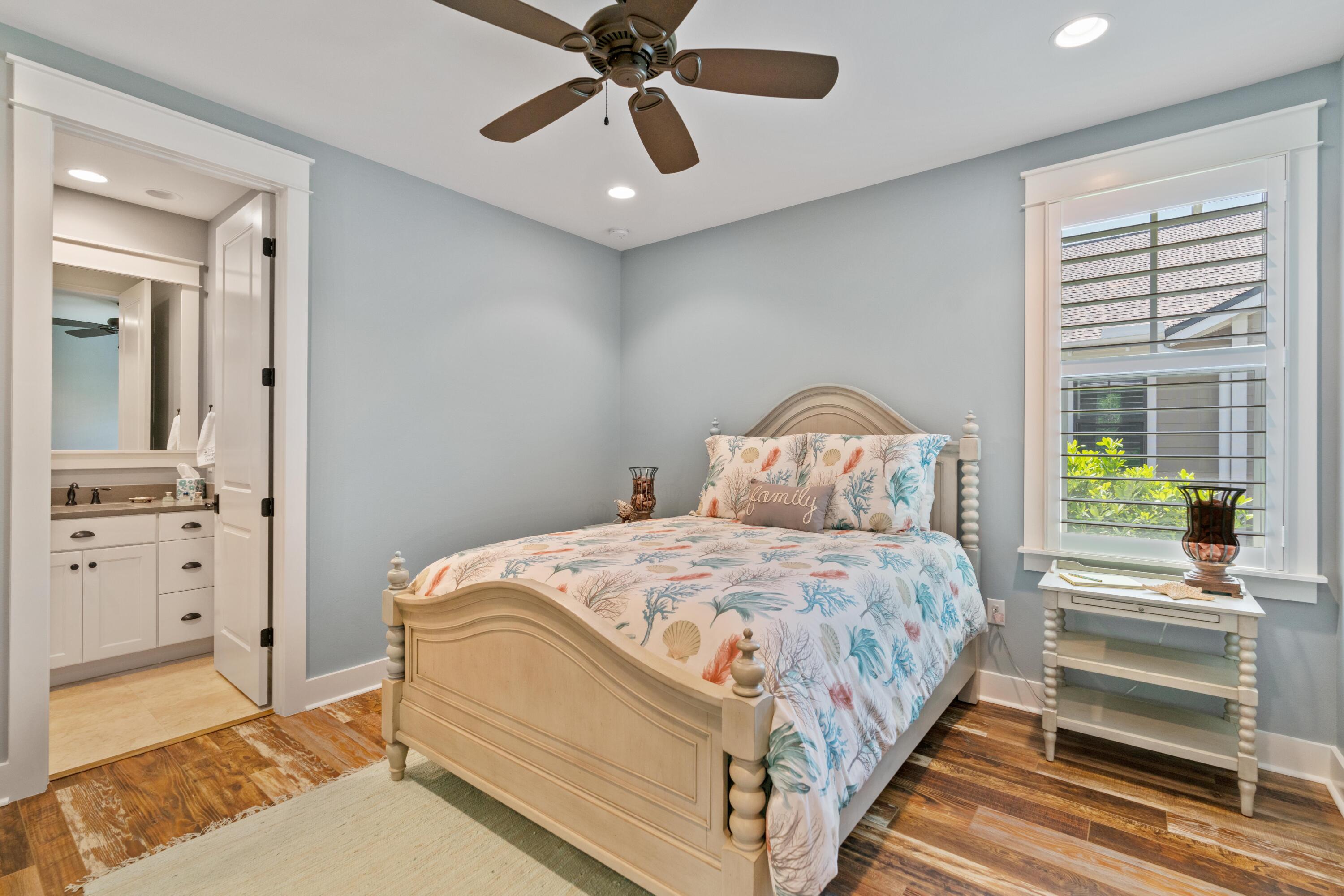 18 Jack Knife Drive Inlet Beach, FL 32461 - Photo 35 of 61 a bedroom with a bed and a view of bedroom
