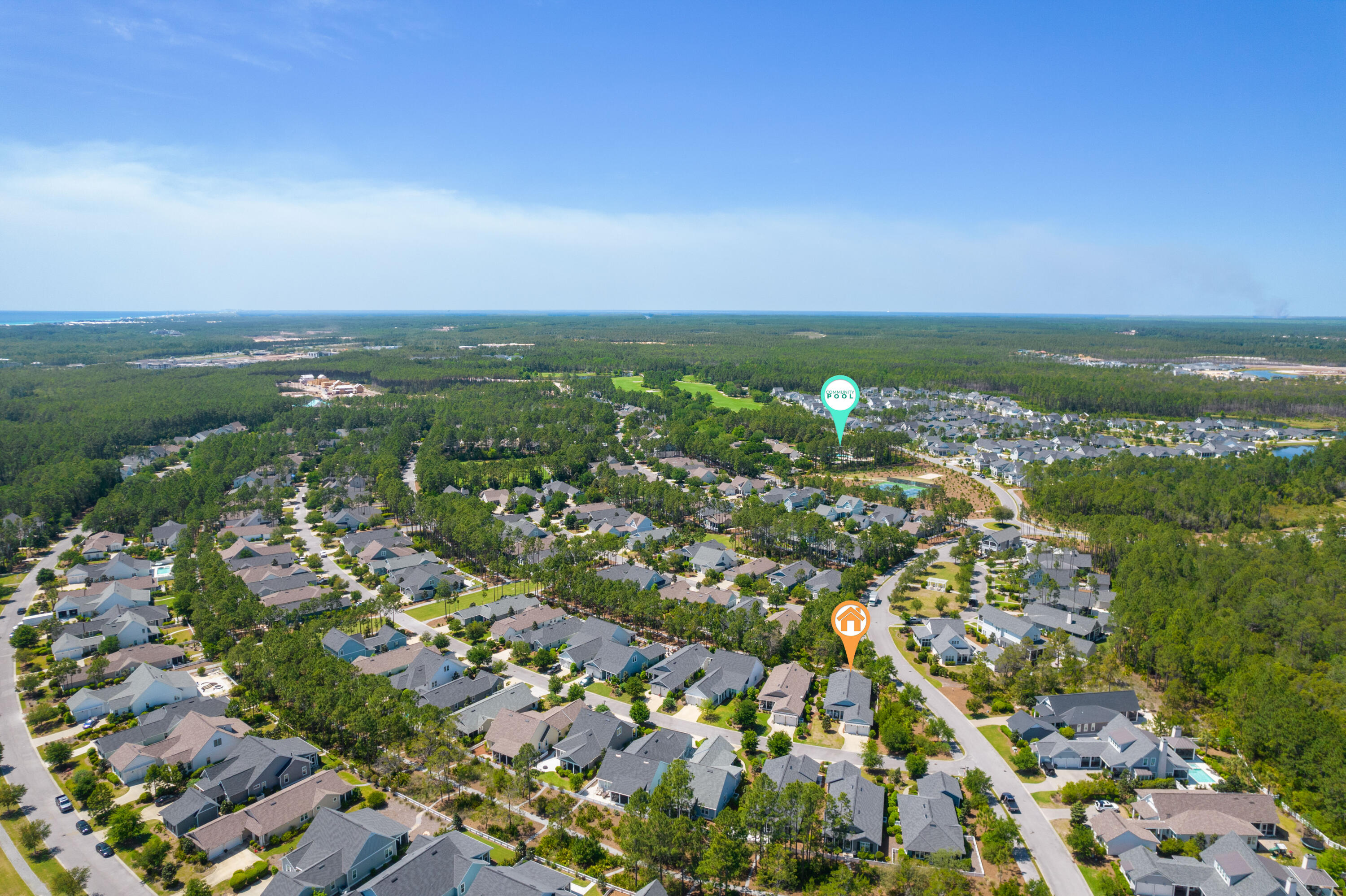 18 Jack Knife Drive Inlet Beach, FL 32461 - Photo 50 of 61 an aerial view of multiple house