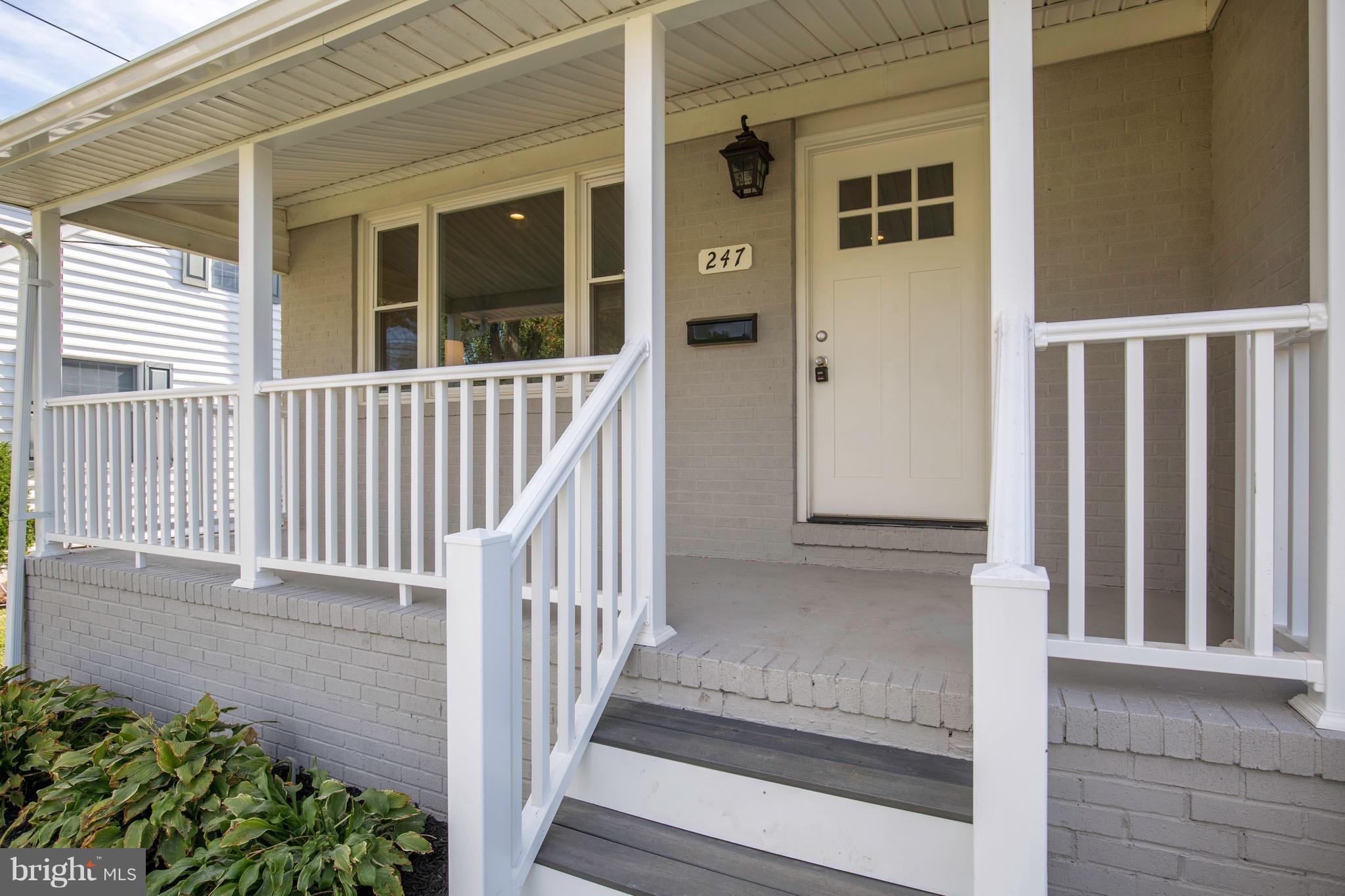 247 Carroll Road Pasadena, MD 21122 - Photo 4 of 30 Relax on the Covered Front Porch!