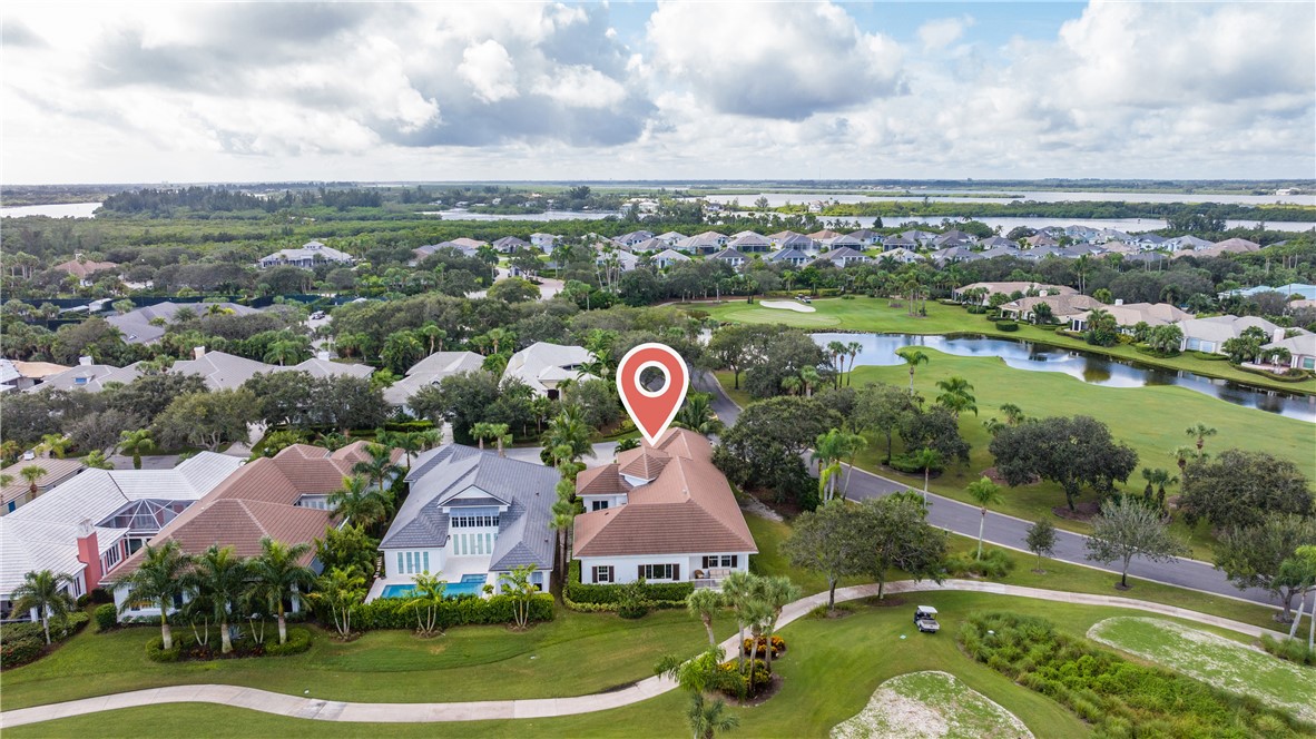 11 Caribe Way Vero Beach, FL 32963 - Photo 4 of 34 an aerial view of residential houses with outdoor space and swimming pool