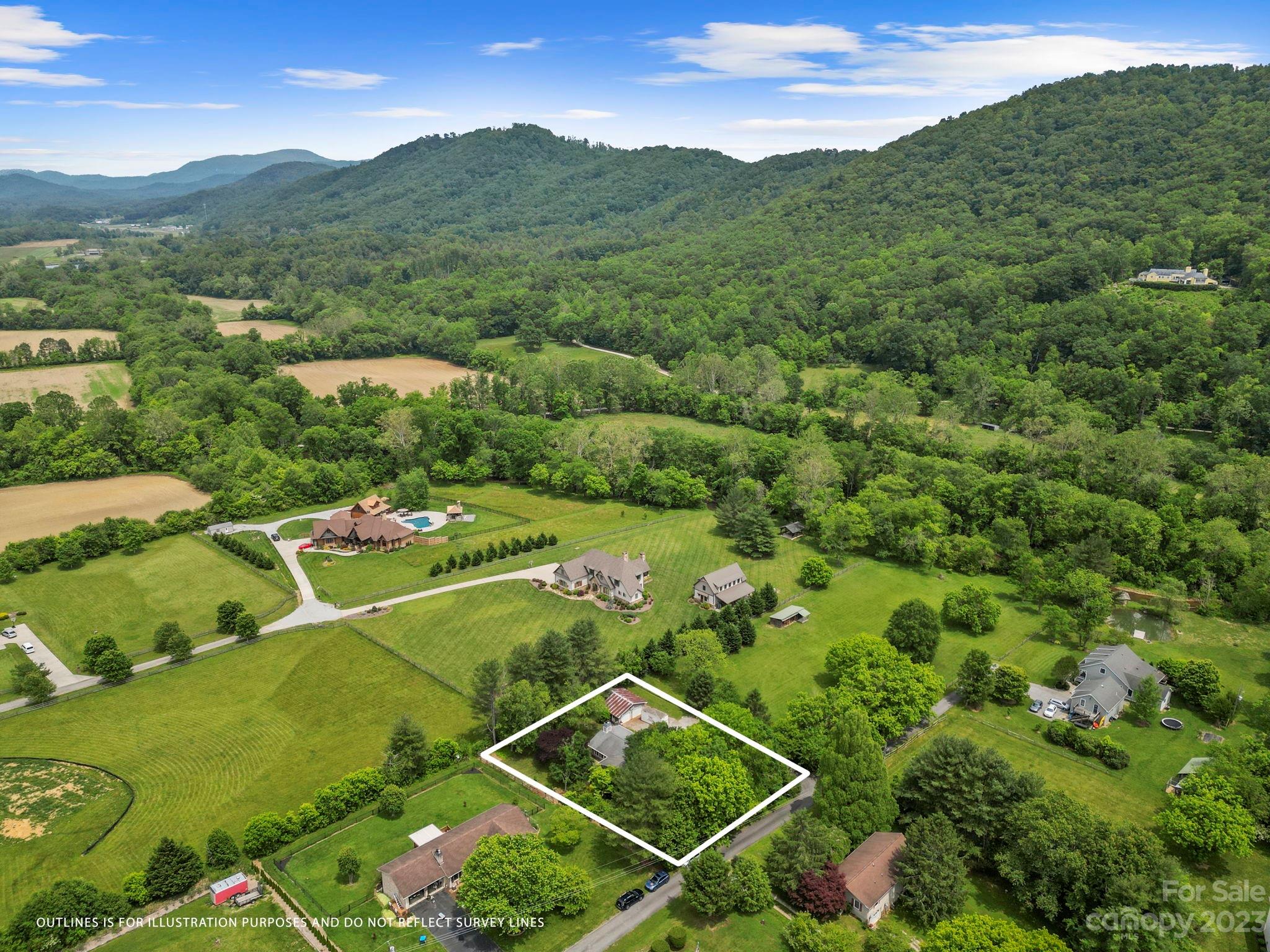 7 Quail Pointe Fletcher, NC 28732 - Photo 32 of 36 an aerial view of a house