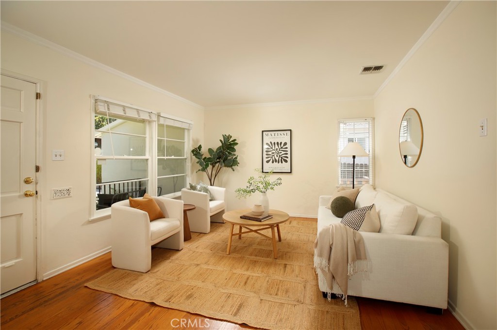 1852 Alpha Road Glendale, CA 91208 - Photo 9 of 28 a living room with furniture and a large window