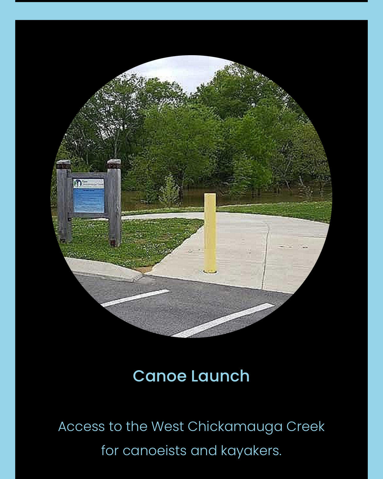 40 Stuart Road Fort Oglethorpe, GA 30742 - Photo 74 of 75 FT O CANOE LAUNCH