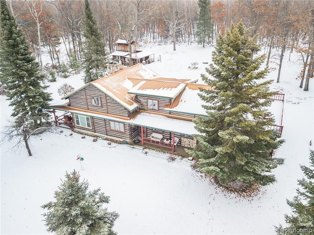 8024 Artesia Beach Road St. Helen, MI 48656 - Photo 35 of 41 Custom Built Log Cabin w/guest house on 2.5 acres