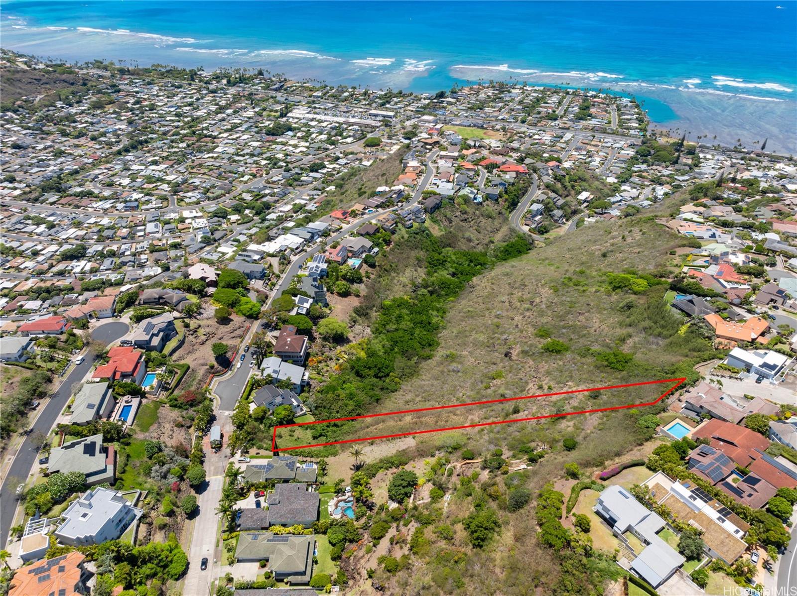 5442 Poola Street Honolulu, HI 96821 - Photo 8 of 13 an aerial view of a city