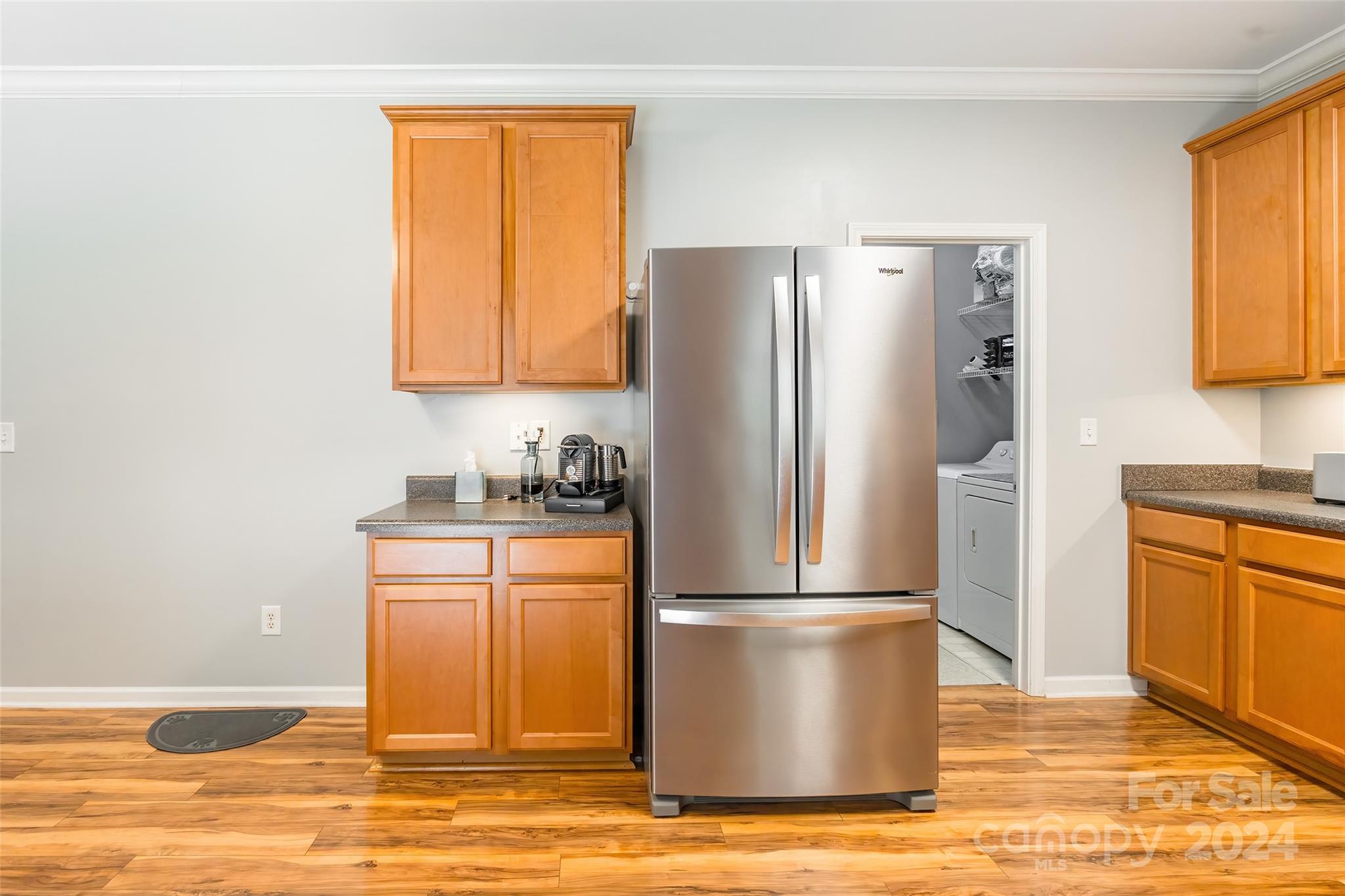 2901 Liddington Road Matthews, NC 28105 - Photo 15 of 37 a kitchen with stainless steel appliances granite countertop a refrigerator a stove a sink and a microwave