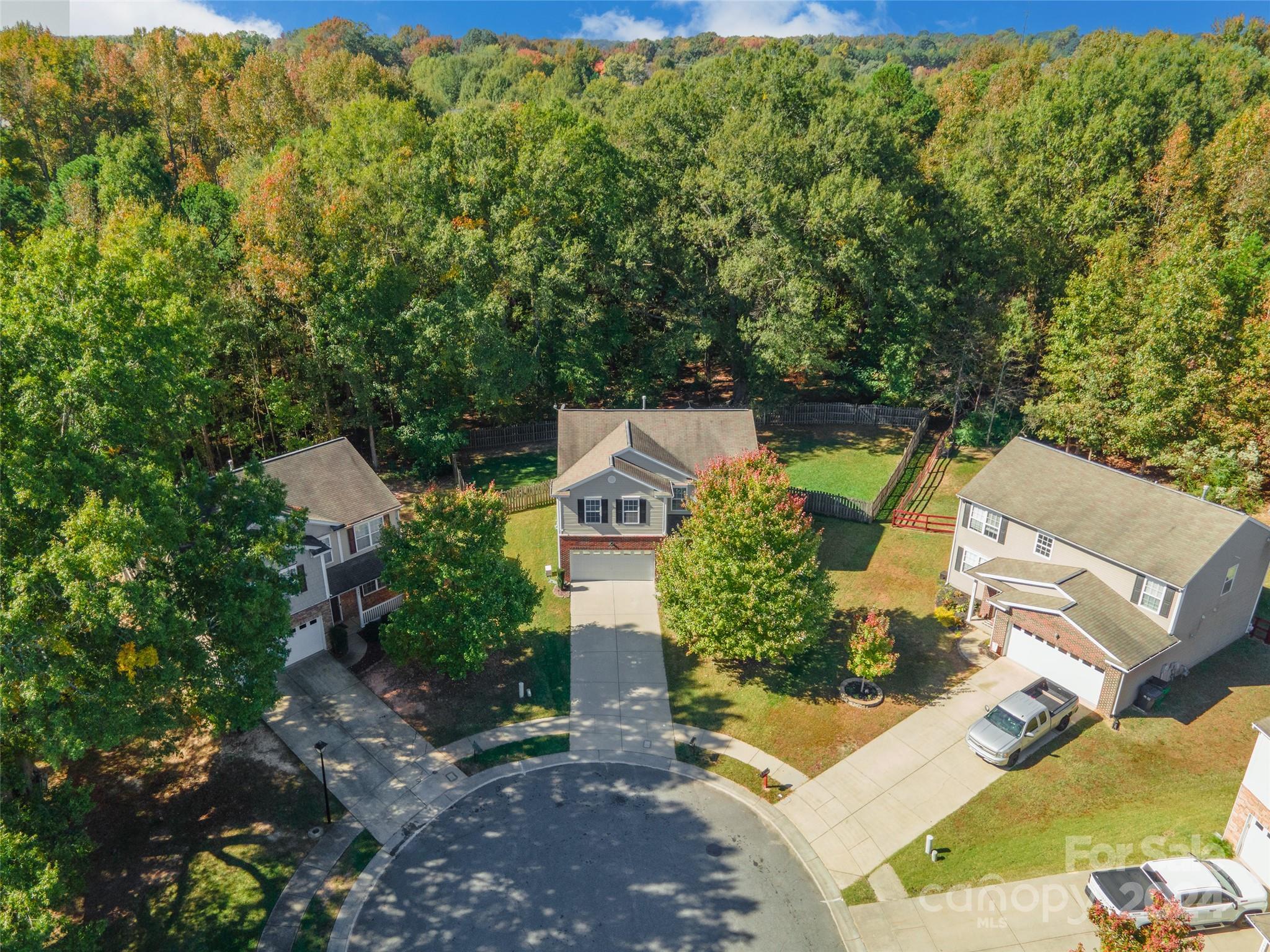 2901 Liddington Road Matthews, NC 28105 - Photo 3 of 37 an aerial view of a house with a yard basket ball court and outdoor seating