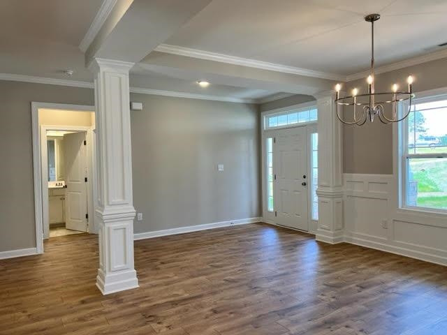 378 Lowery Lane Benson, NC 27504 - Photo 6 of 31 a view of empty room with wooden floor and window