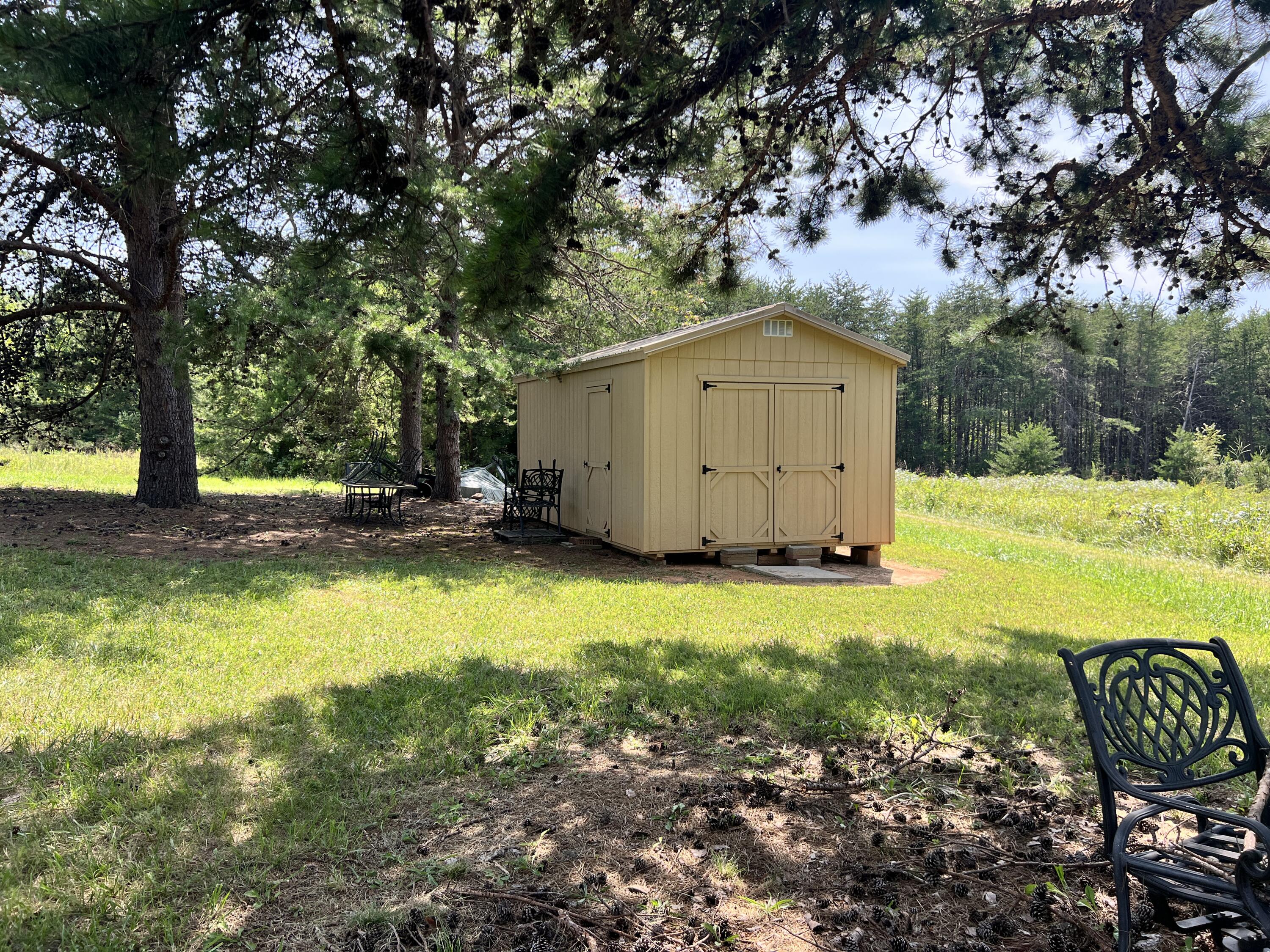 1494 Green Bay Road Chatham, VA 24531 - Photo 39 of 54 a view of backyard with swimming pool and outdoor seating