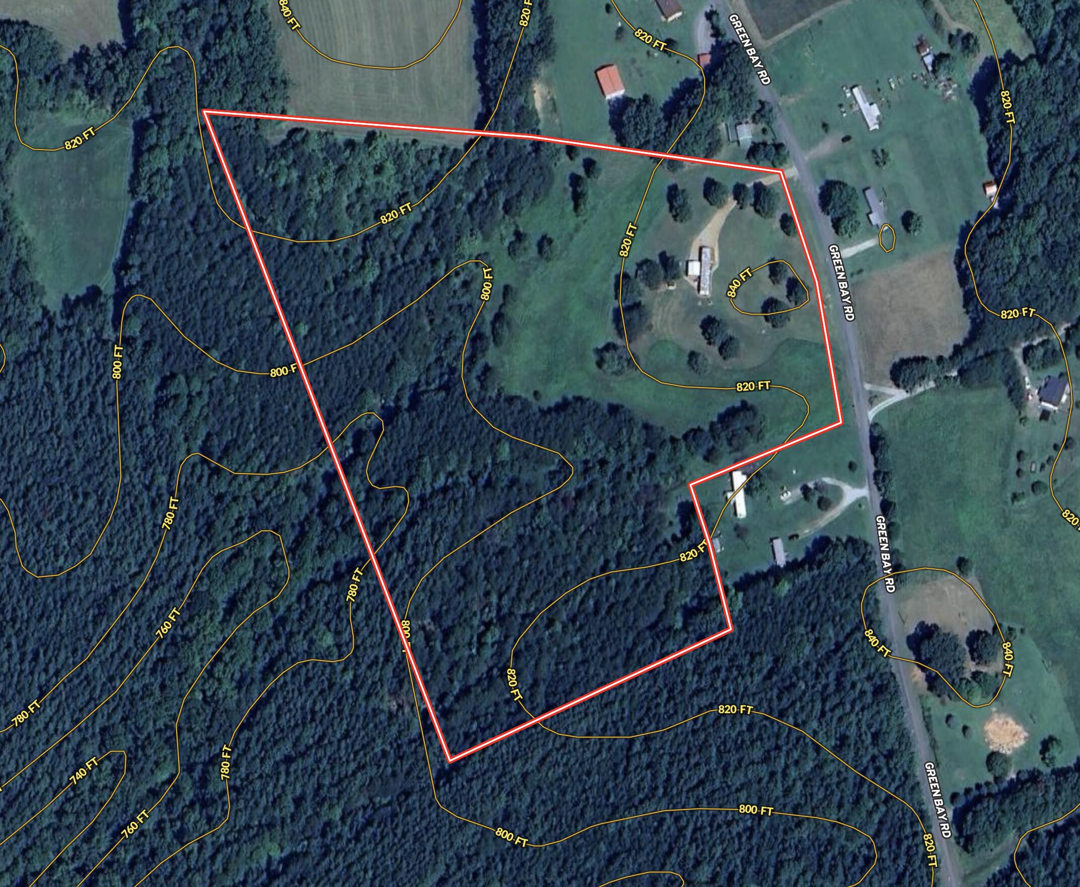 1494 Green Bay Road Chatham, VA 24531 - Photo 54 of 54 Aerial Contours