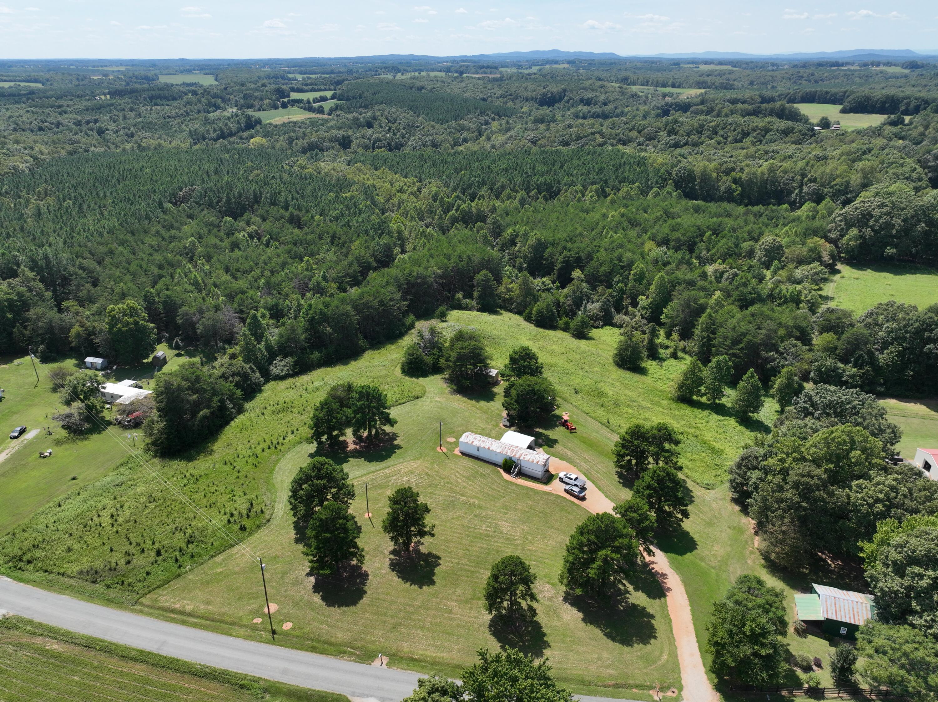 1494 Green Bay Road Chatham, VA 24531 - Photo 7 of 54 an aerial view of a house with yard