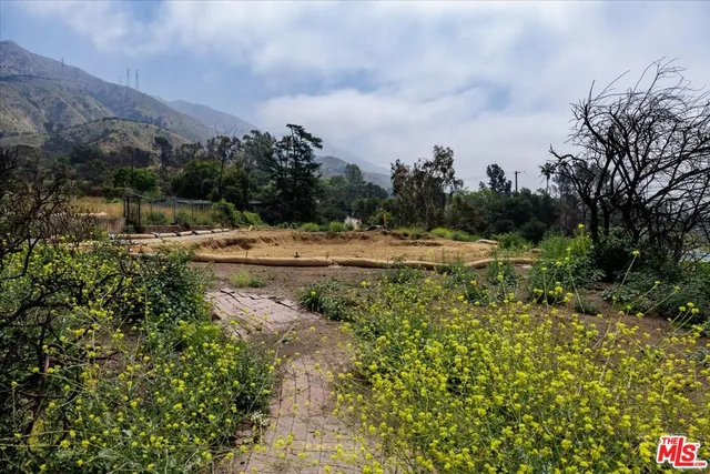 a view of a road with an ocean view