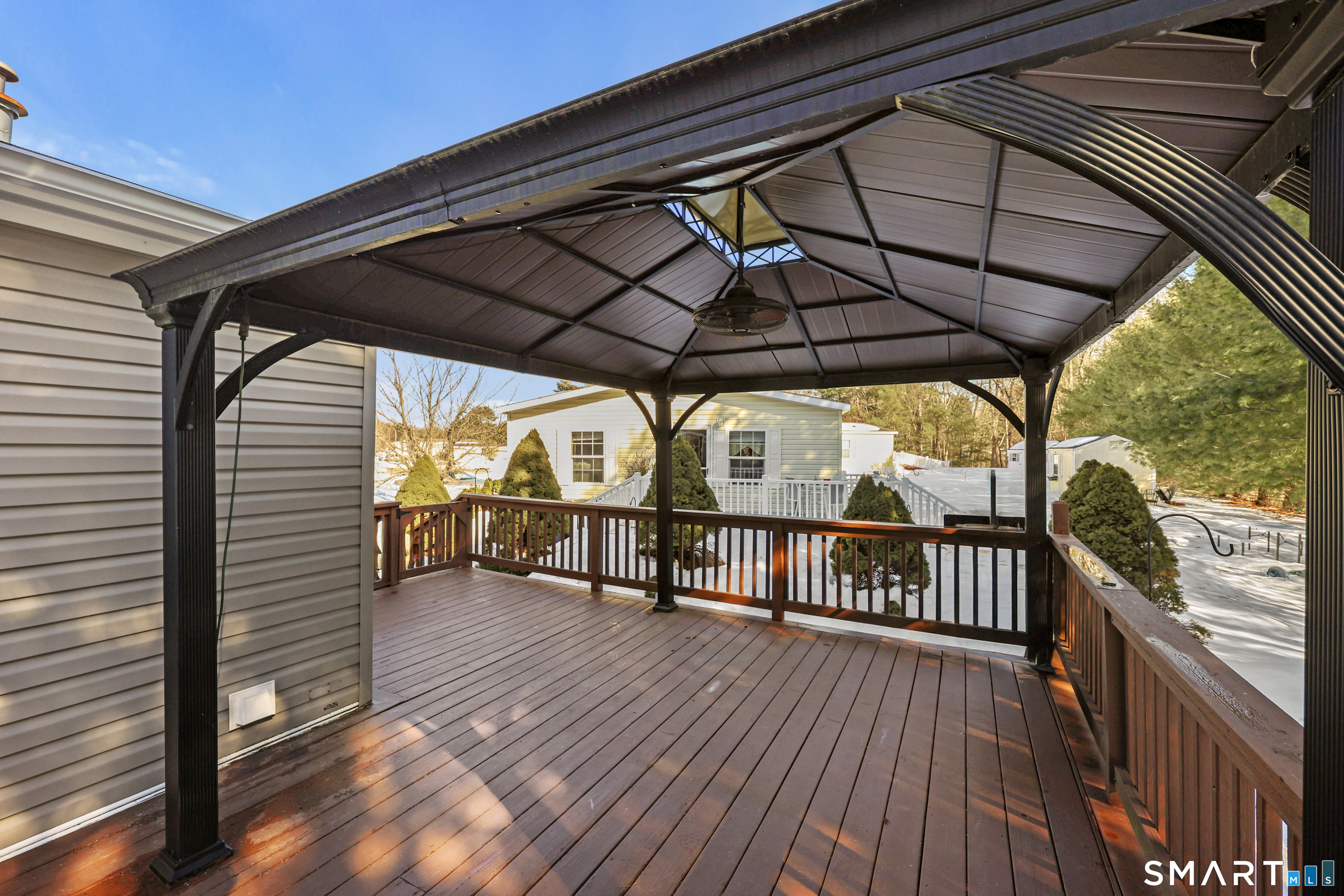 7 Circle Drive Windham, CT 06256 - Photo 5 of 36 Deck with Canopy Gazebo