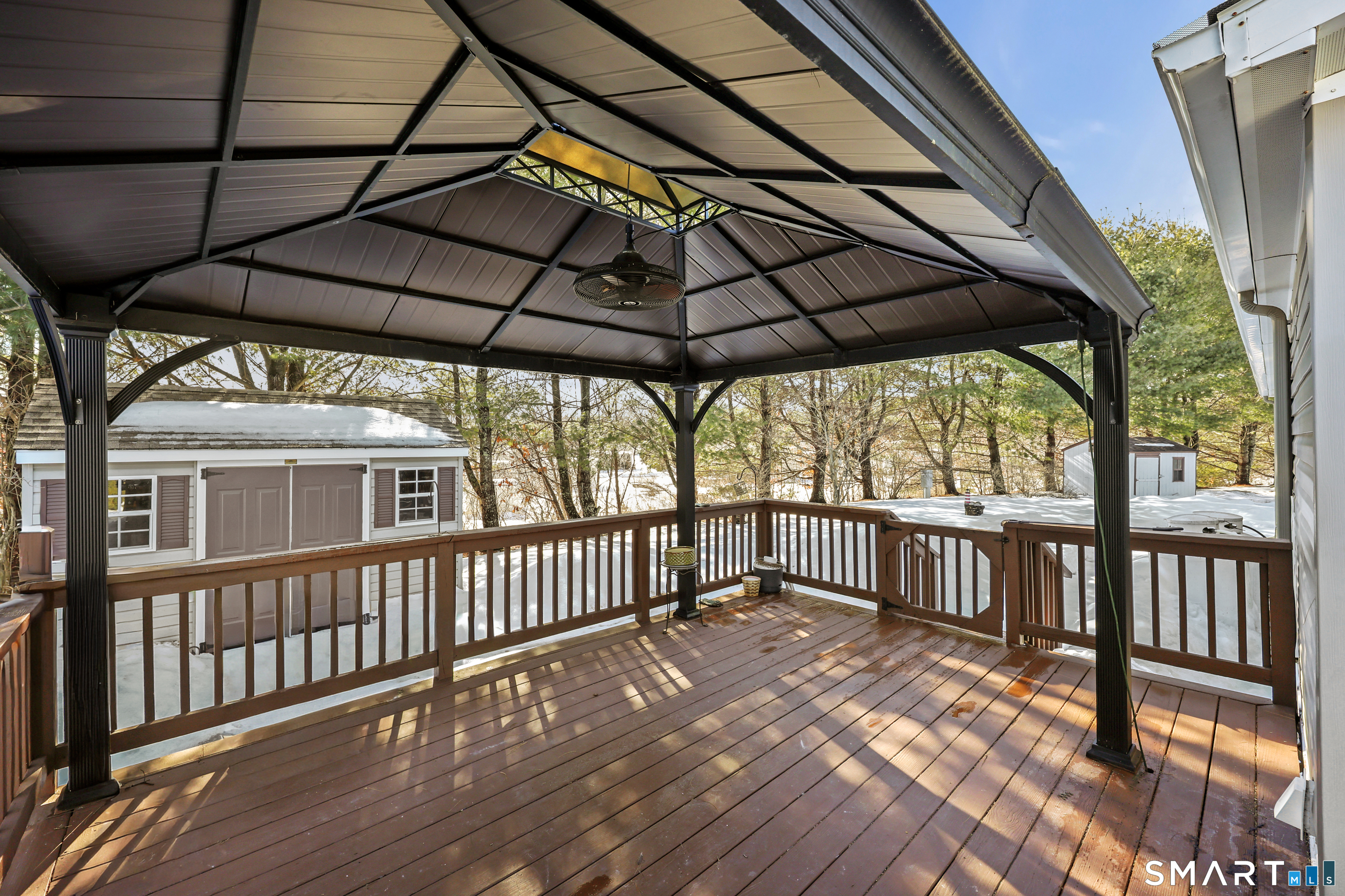 7 Circle Drive Windham, CT 06256 - Photo 10 of 36 Gazebo canopy over deck