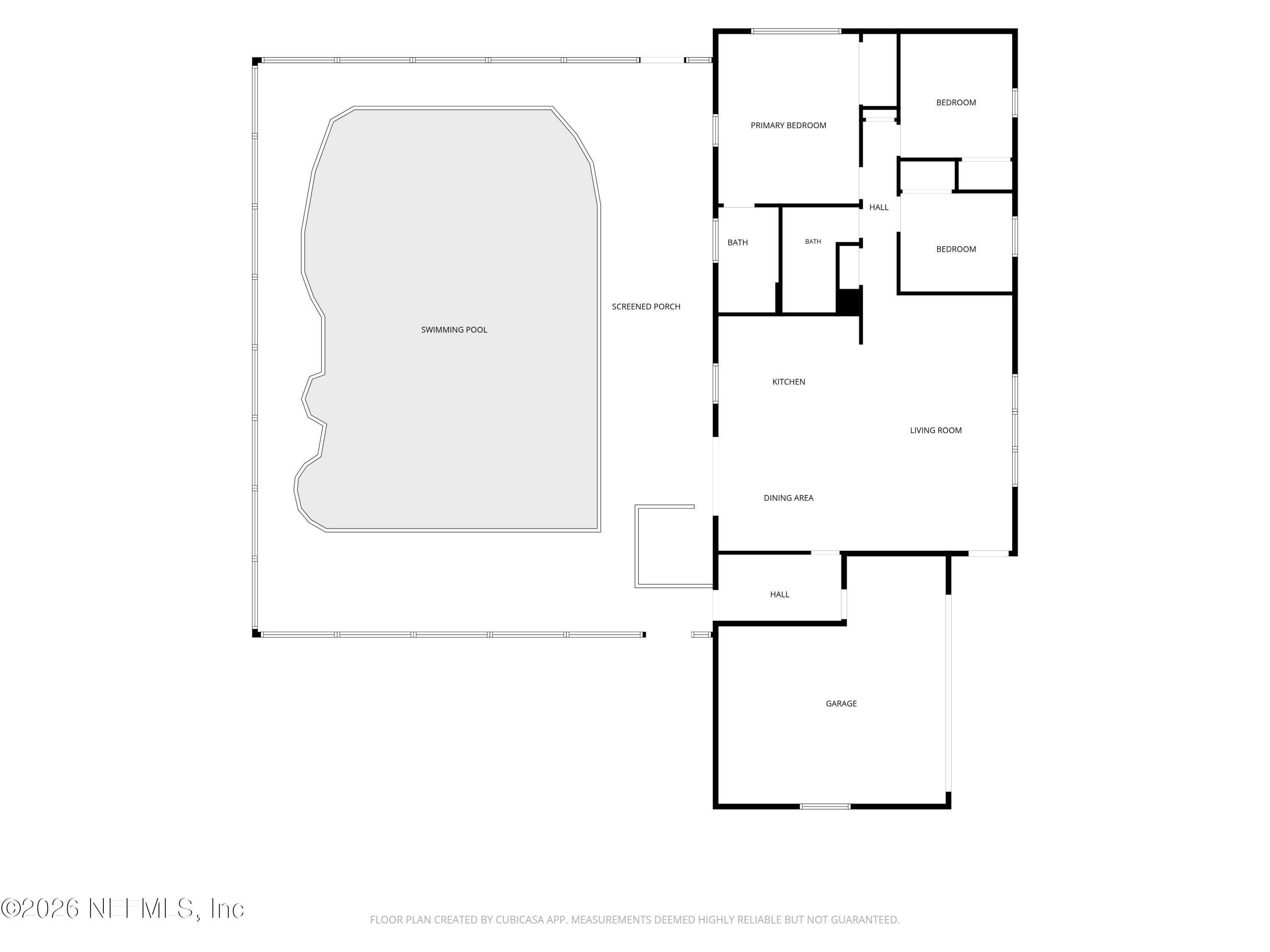 692 Southeast 41st Street Keystone Heights, FL 32656 - Photo 58 of 58 2D Floor Plan for 692 Southeast 41st Str