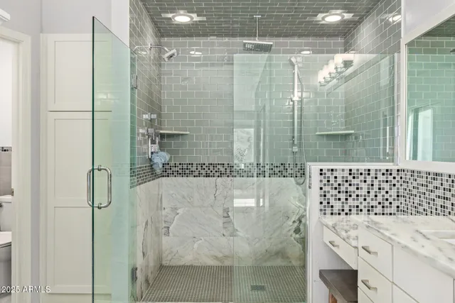 a view of balcony with furniture