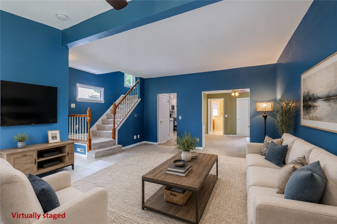 210 Laurelton Road Irondequoit, NY 14609 - Photo 6 of 50 Virtually Staged Living room