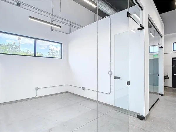 a view of an empty room