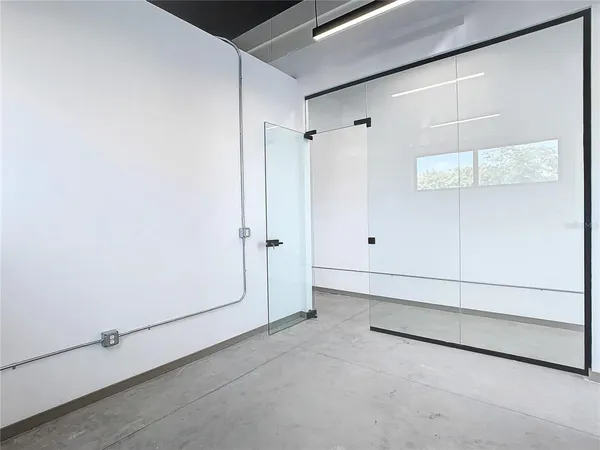 a view of an empty room