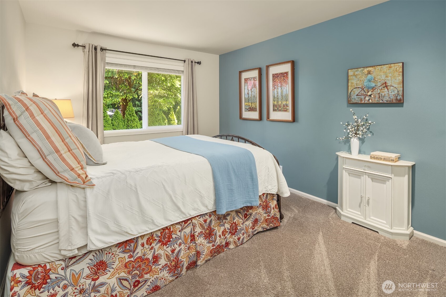 21505 30th Avenue Southeast Bothell, WA 98021 - Photo 23 of 40 a bedroom with a bed and a window
