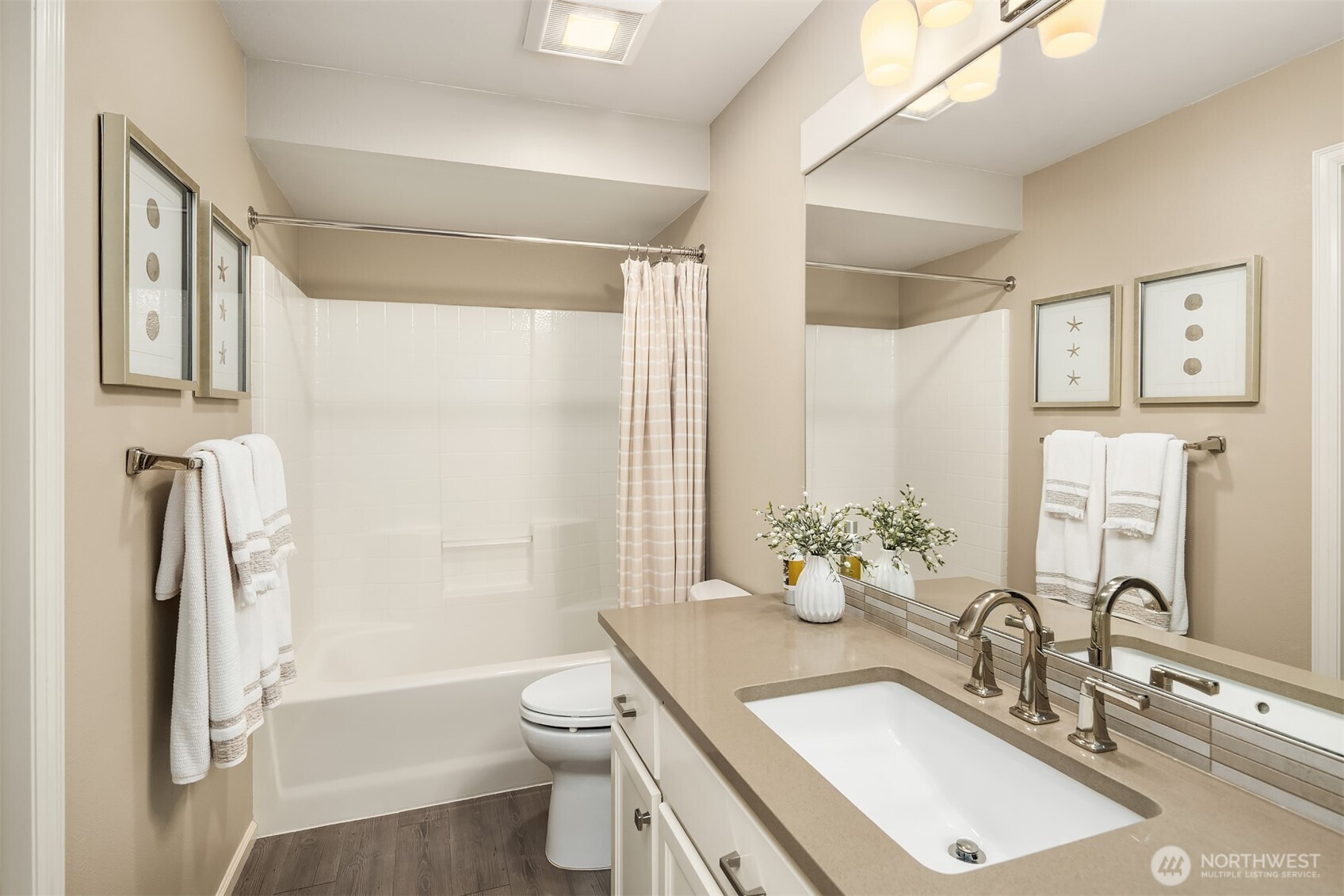 21505 30th Avenue Southeast Bothell, WA 98021 - Photo 24 of 40 a bathroom with a sink toilet and shower