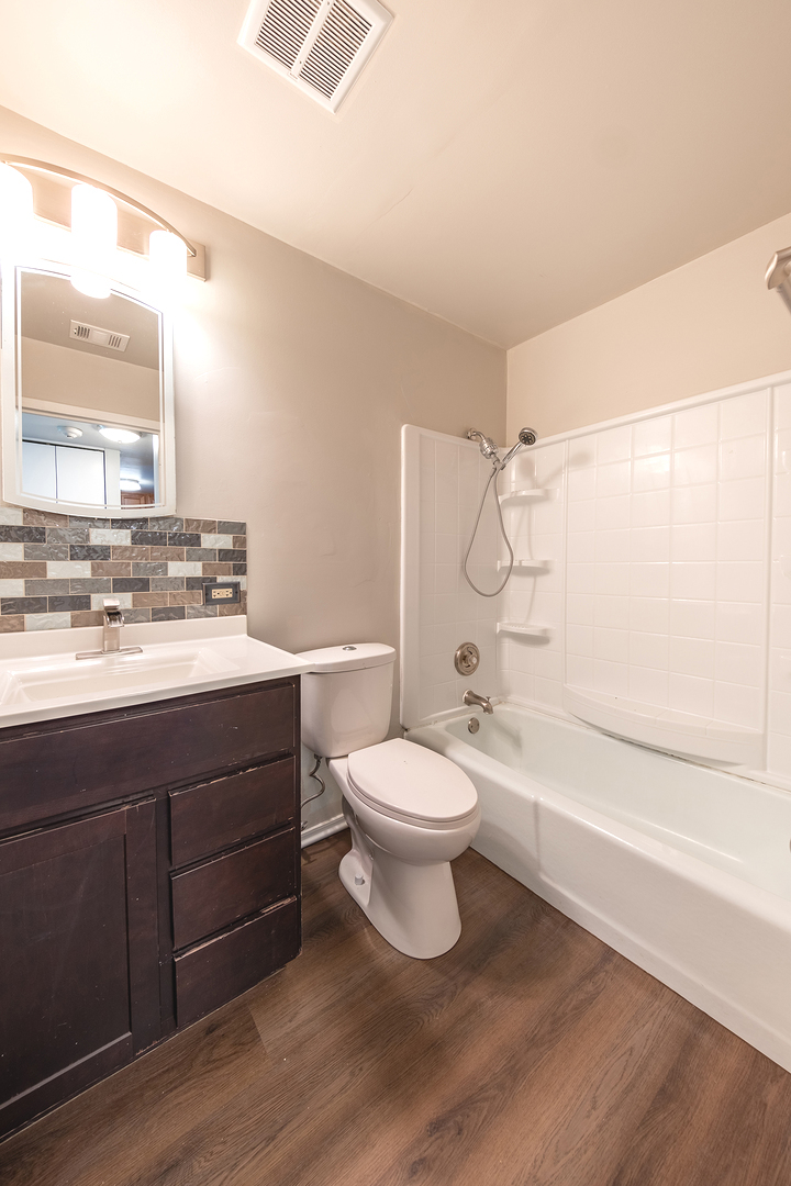 425 Walnut Creek Road, Unit 1207 Lisle, IL 60532 - Photo 8 of 11 a bathroom with a sink a toilet and shower
