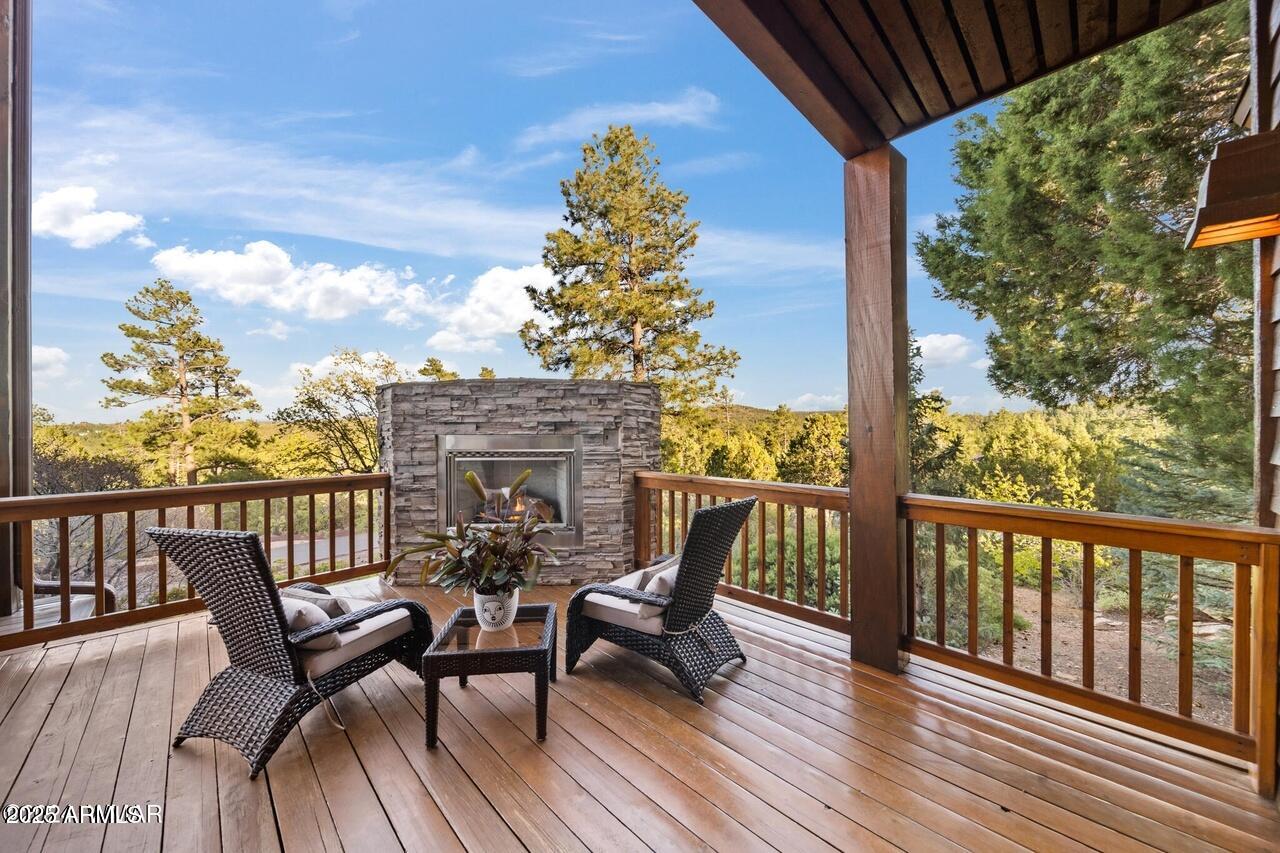 3180 Snowberry Loop Show Low, AZ 85901 - Photo 24 of 101 Expansive Balcony