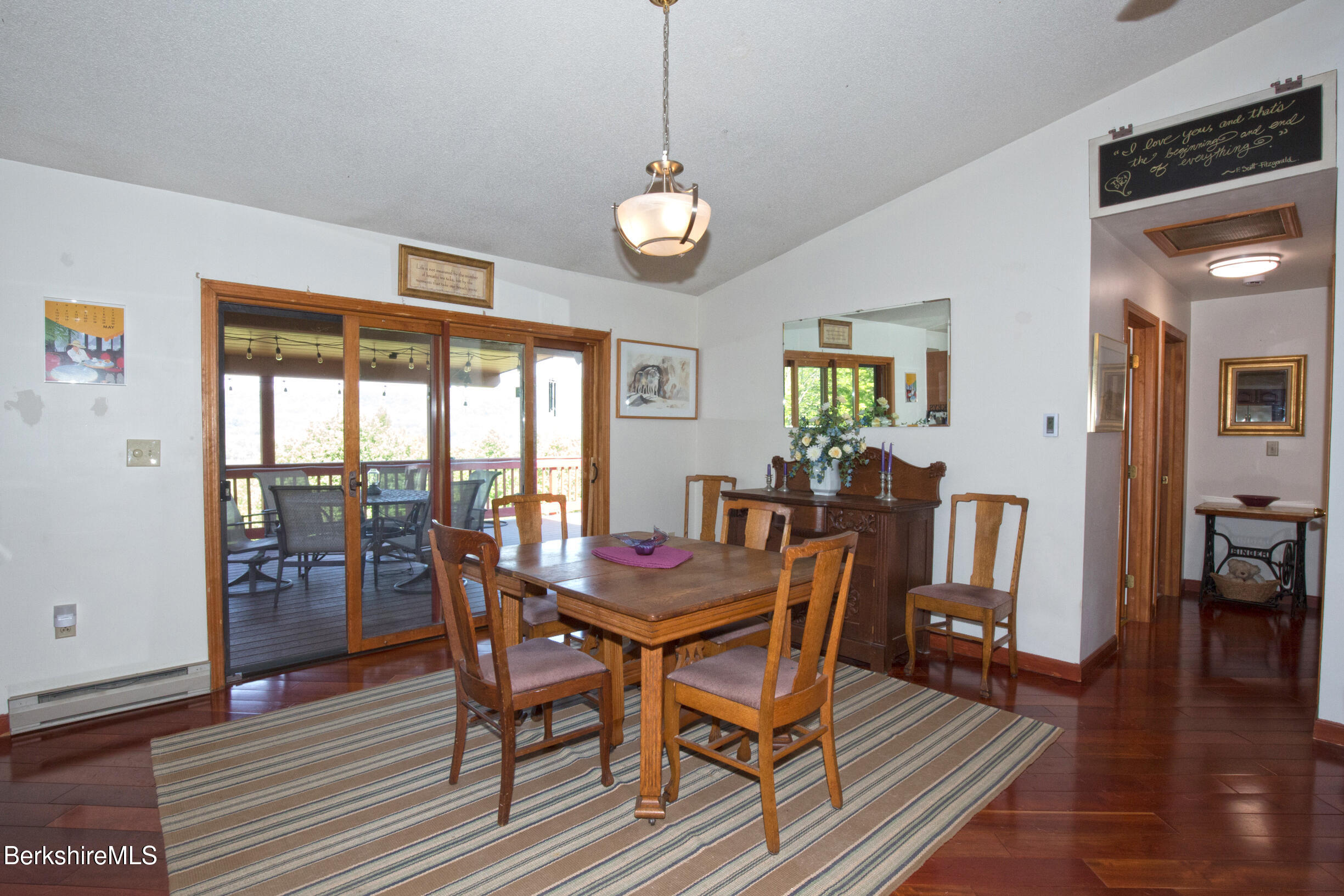 222 Brough Road Cheshire, MA 01225 - Photo 15 of 46 dining to deck