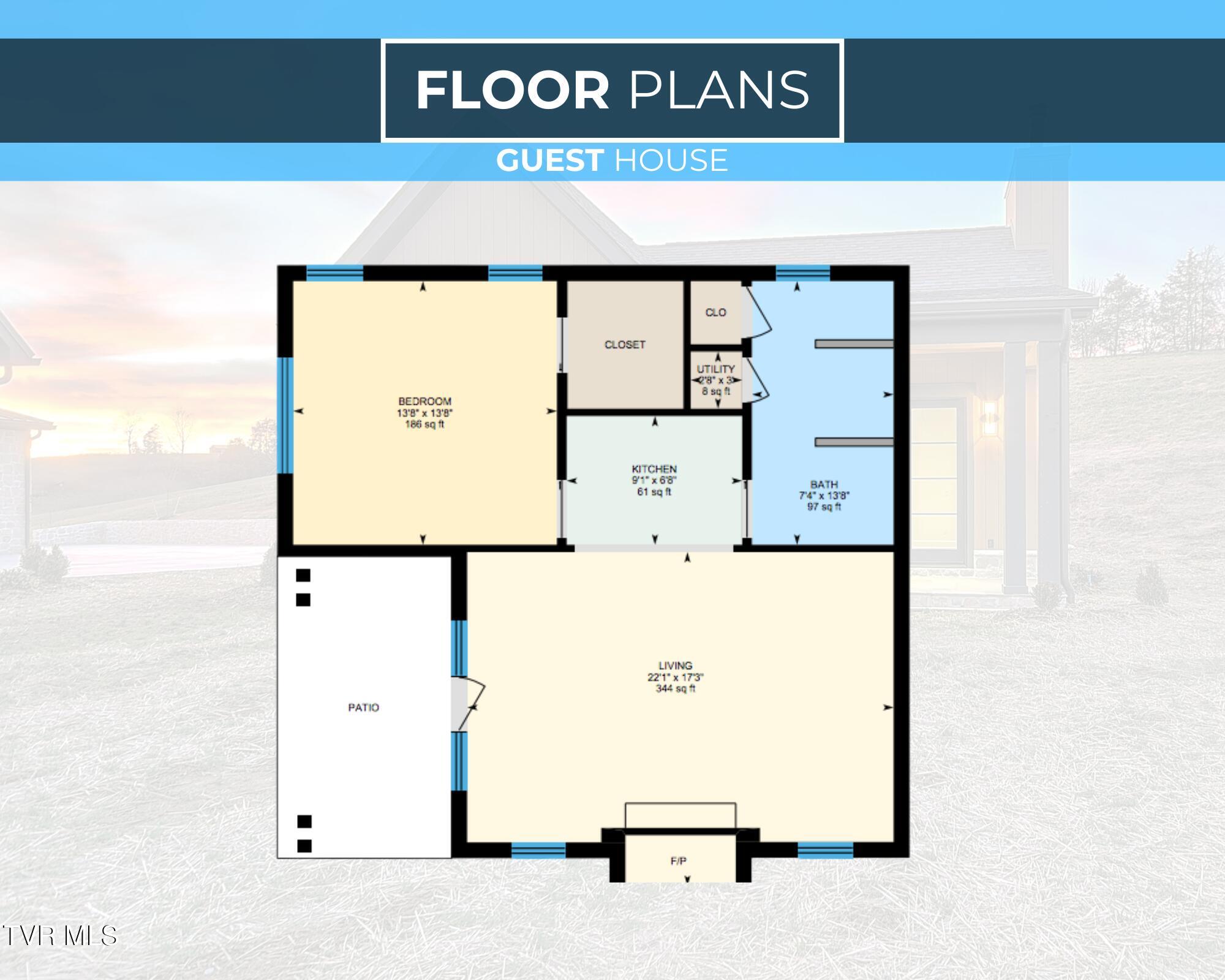 18213 Old Jonesboro Road Bristol, VA 24202 - Photo 75 of 75 Floorplan Guest House