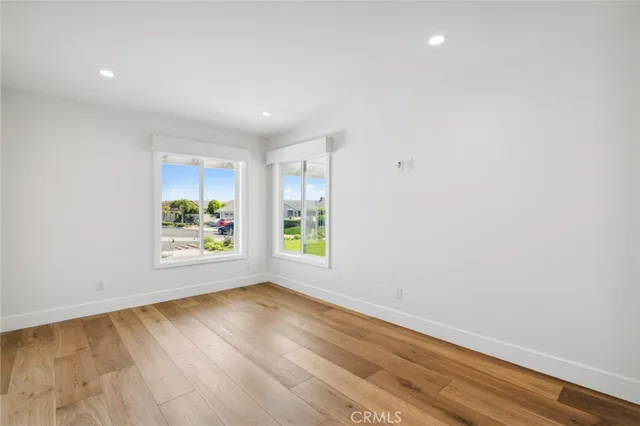 an empty room with window