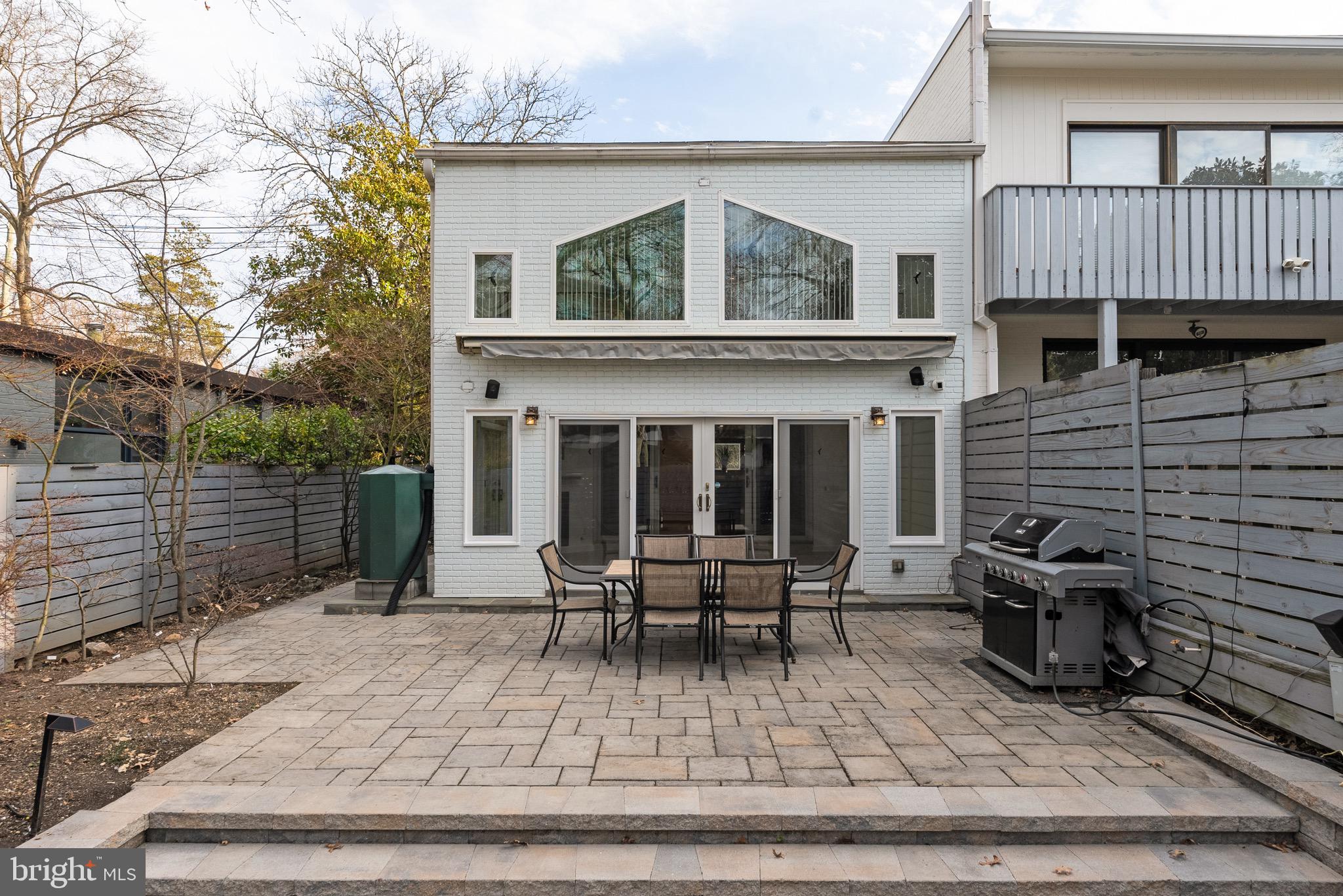 4854 Reservoir Road Northwest Washington, DC 20007 - Photo 27 of 53 BBQ area with awning