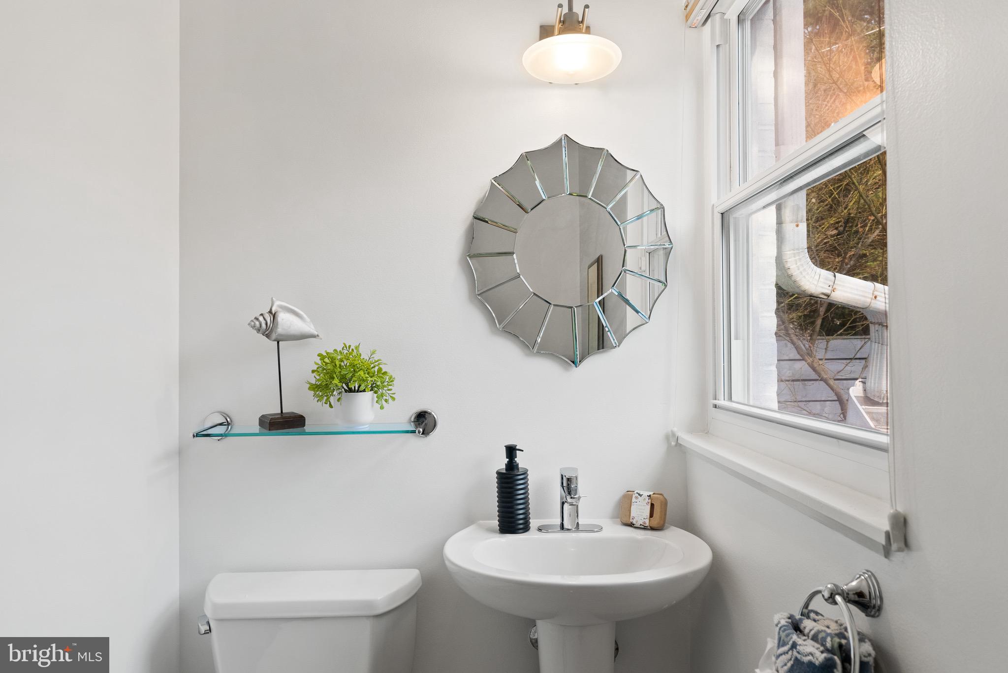 4854 Reservoir Road Northwest Washington, DC 20007 - Photo 32 of 53 First floor powder room