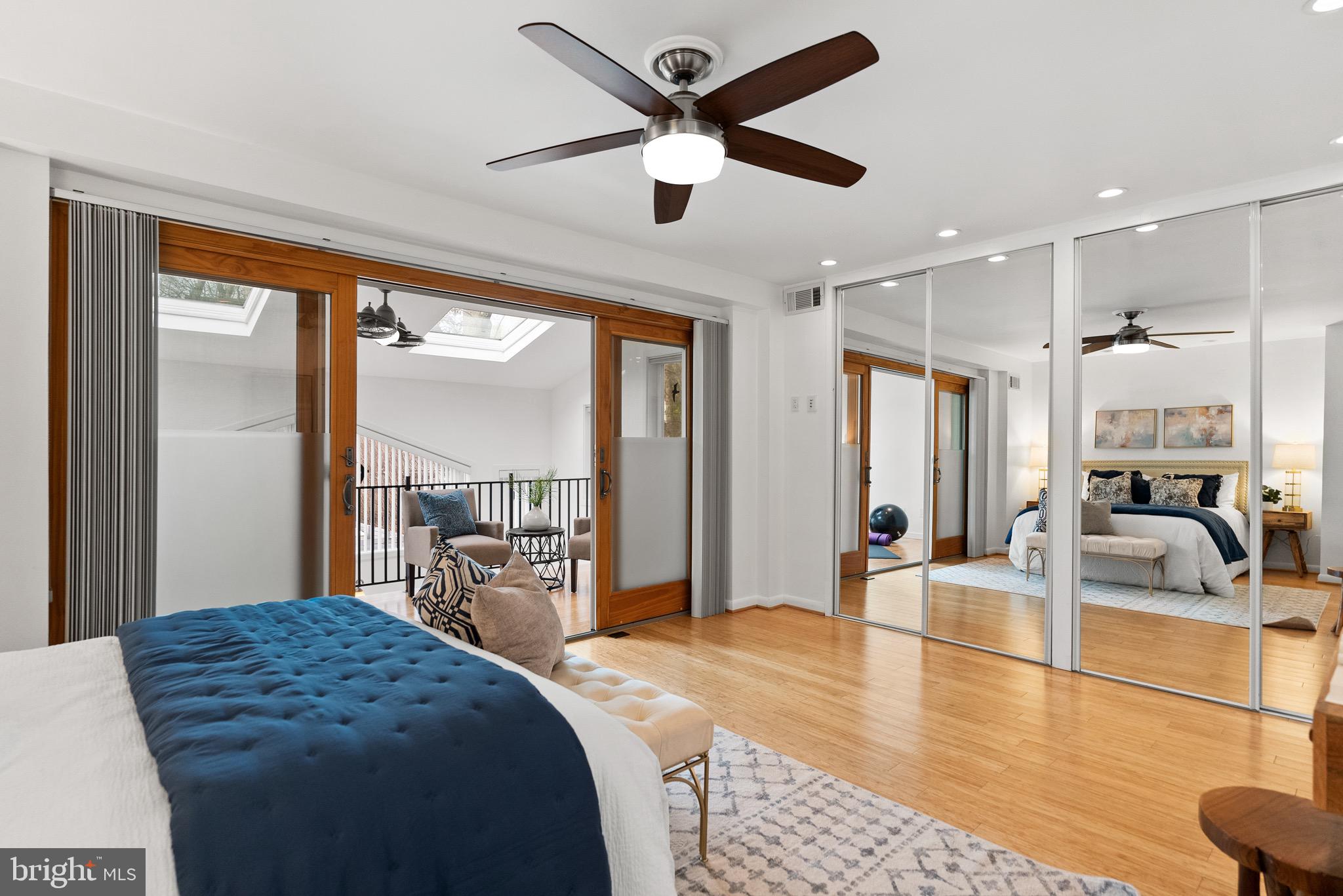 4854 Reservoir Road Northwest Washington, DC 20007 - Photo 35 of 53 Expansive owner suite with sliding doors