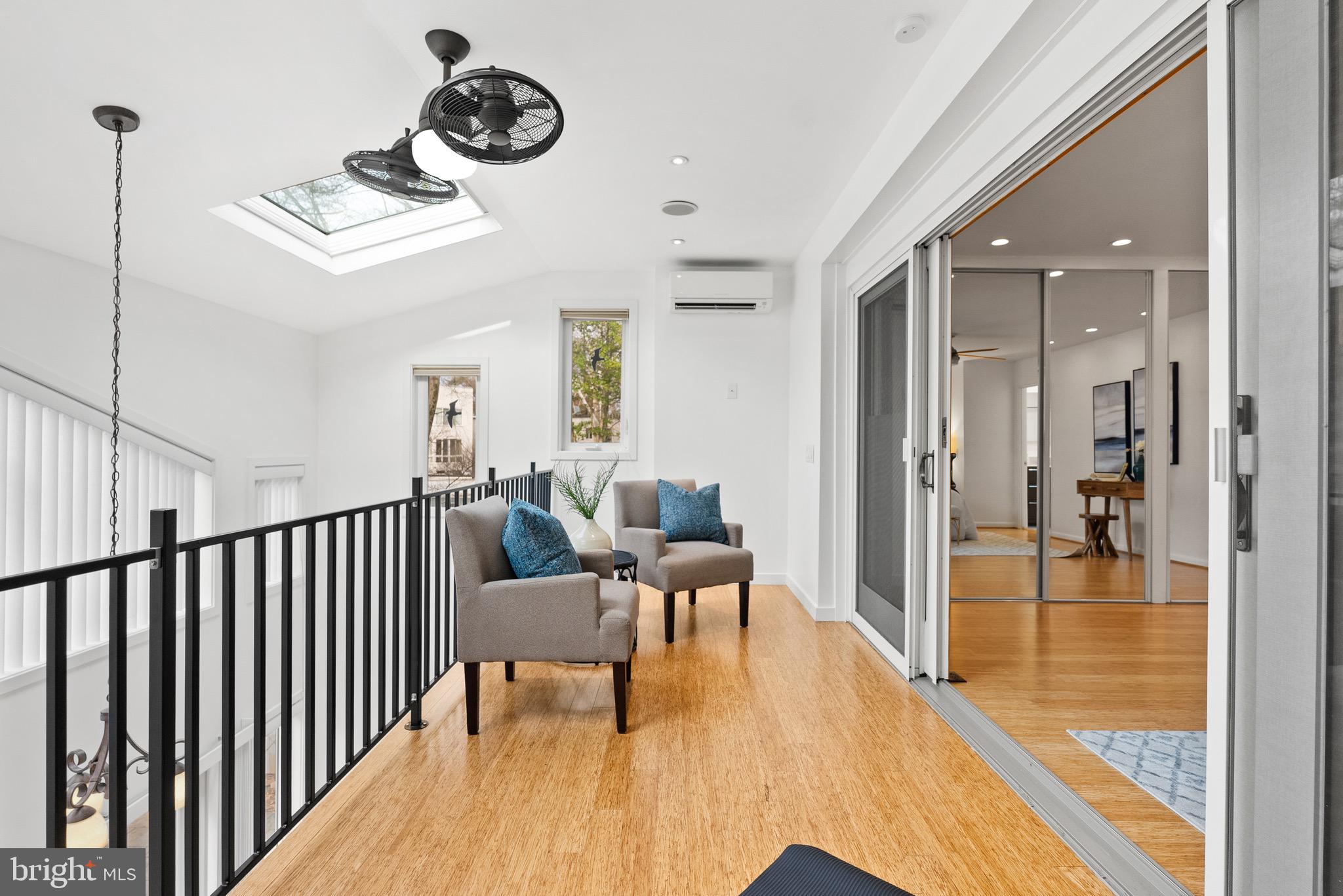 4854 Reservoir Road Northwest Washington, DC 20007 - Photo 37 of 53 Sunroom balcony overlooking back yard